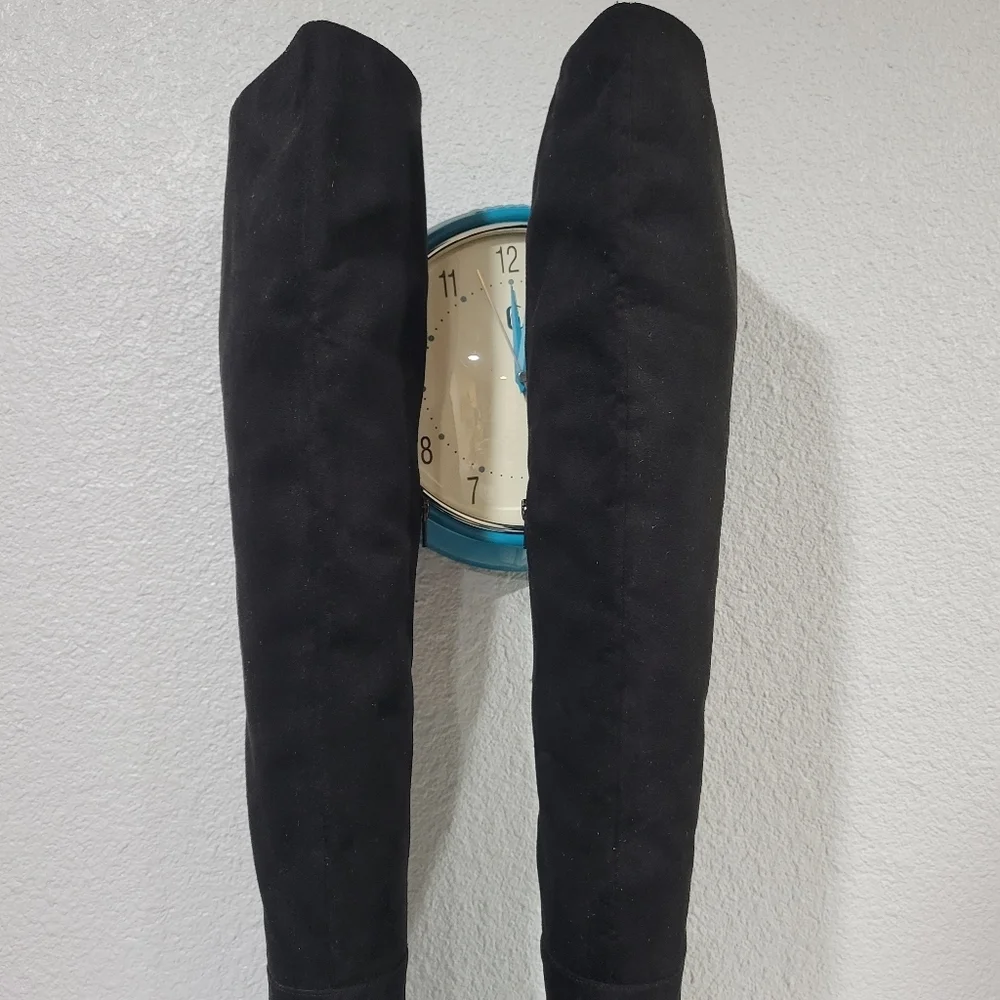 Seychelles Paradise City Leather Over the Knee Boots Black 7